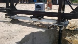 Купить сваи для ворот в Гай. Заказать ворота на сваях под ключ от 21878 руб